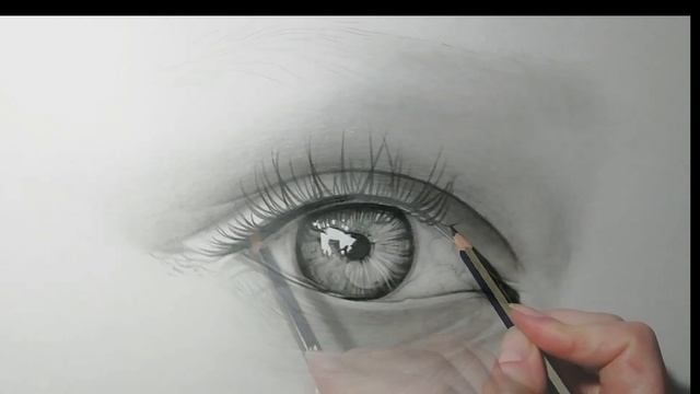 How to draw a realistik eye / Как рисовать(нарисовать) реалистичный глаз смотреть онлайн