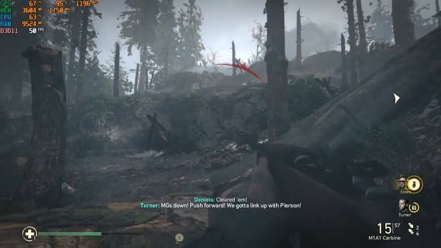 Call of Duty® WWII on AMD A8-7650k with Radeon RX560 смотреть онлайн