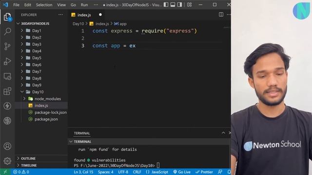 # Day10 : How to Create a Basic Server with Express.js| 30 Days Of Node JS Coding Challenge | Gagan смотреть онлайн