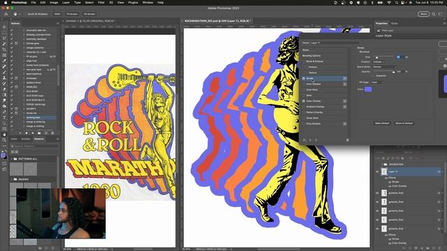Recreating A Vintage T-Shirt Graphic FROM SCRATCH! | Step-By-Step Photoshop Tutorial смотреть онлайн