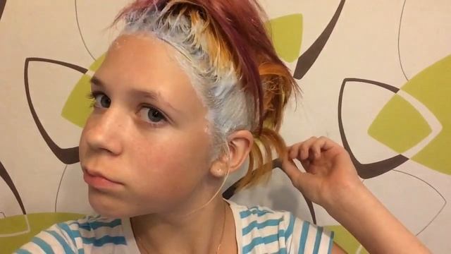 Как покрасить волосы антоцианином? СПЛИТ окрашивание❤️ смотреть онлайн