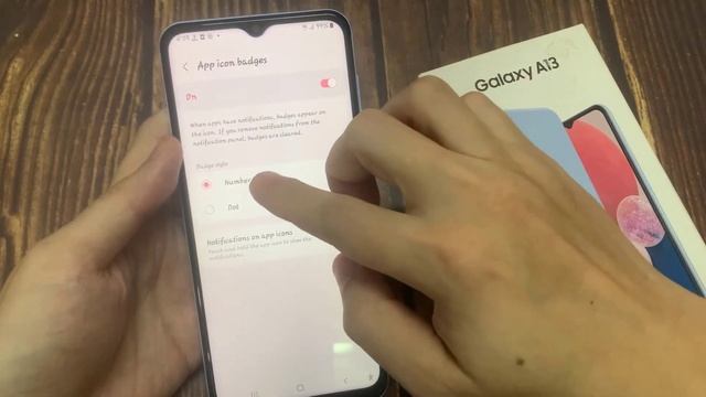 Samsung Galaxy A13: How to Set App Icon Badges to Number or Dot смотреть онлайн