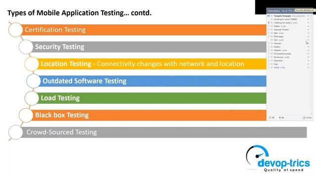 devop-trics- Webinar - Mobility Testing смотреть онлайн