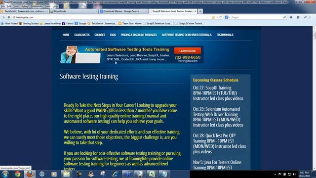 Selenium Training Tutorial смотреть онлайн
