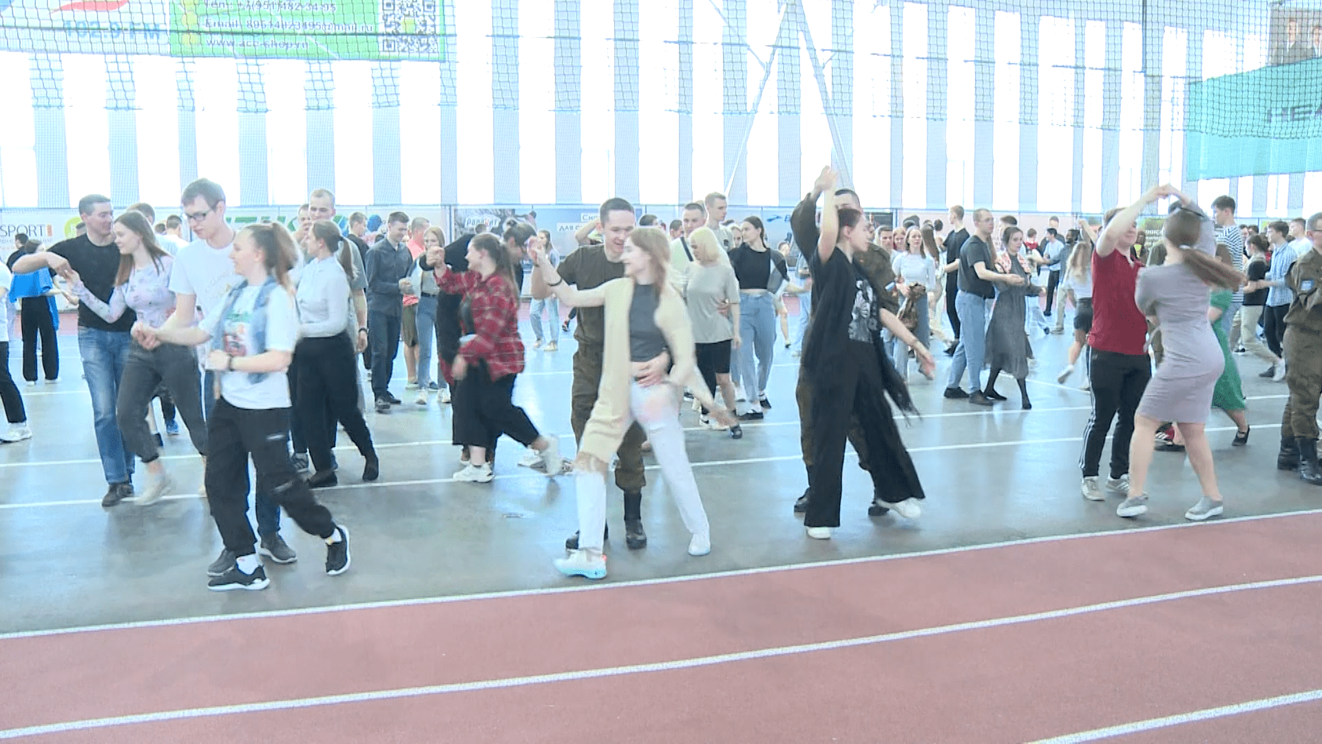 Первая общая репетиция «Вальса Победы»