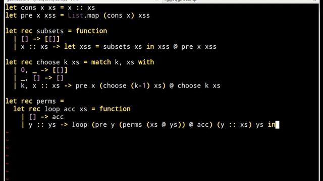 listing subsets and permutations смотреть онлайн