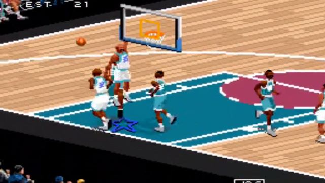 NBA Live 97 - East VS West All Stars - SNES смотреть онлайн