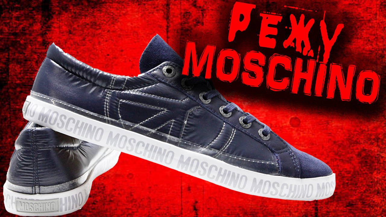 Разрезаю Moschino Trainers Piumino Blue смотреть онлайн