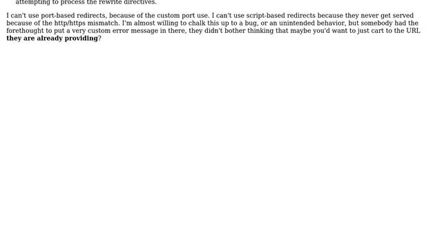 DevOps & SysAdmins: Apache: insecure request sent to secure port...want to redirect смотреть онлайн