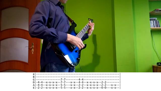 Seether - Fine Again (Guitar Cover w/ tabs) смотреть онлайн