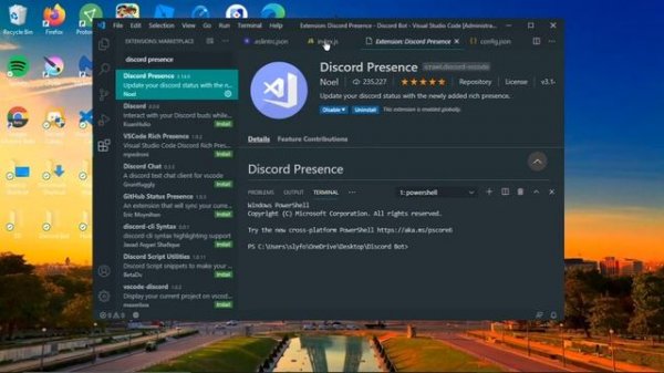 How to get a VSCode Activity/Presence on Discord