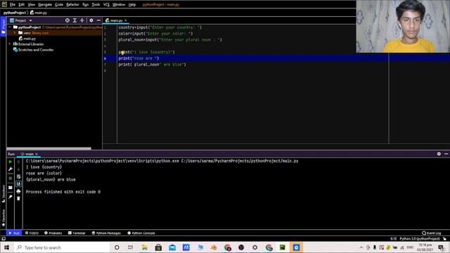 How to make mad libs game in Python | how to make basic game | knowledge Tech смотреть онлайн
