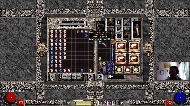 Diablo 2 Zy El 4 4c #12 Некромант. Крафт. Пятый Акт.2path.