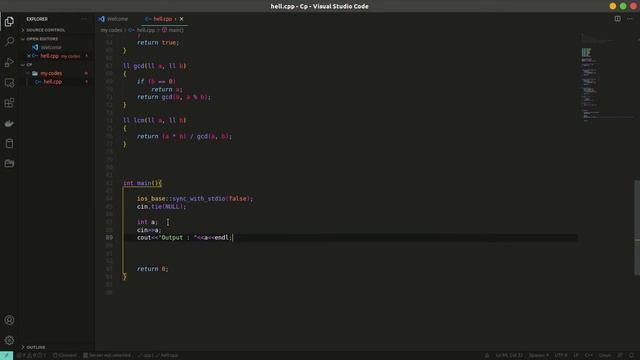 VS Code Configuration (Live input output) For C/C++ to make Competitive Programming Easy (Linux) смотреть онлайн