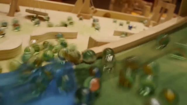 10000 Marbles Rolling On A Giant Marble Run _ Part 2