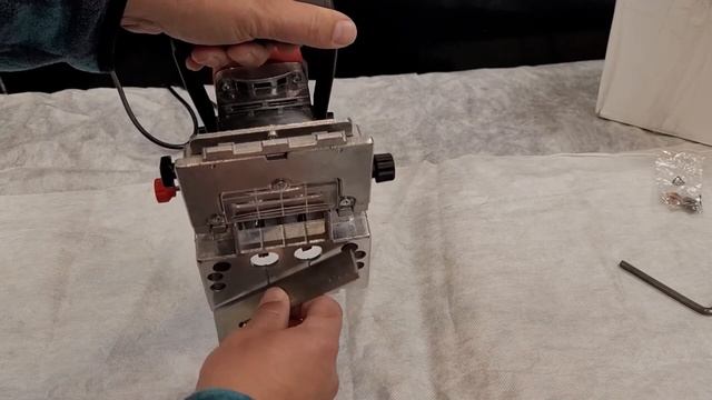 Присадочный фрезер под шкант/фрезер под дюбель смотреть онлайн