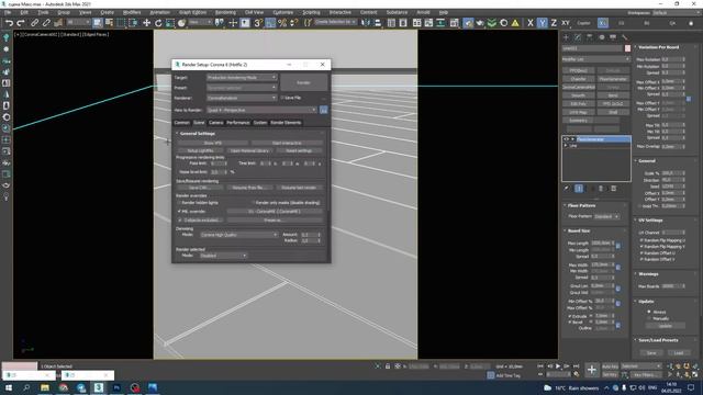 Паркет в 3DsMAX, CoronaRenderer. FloorGenerator та MultiTexture. Плашки в Photoshop. SH.ANN_VIZ