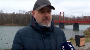 Пешеходный мост через Серебрянку. Ограждение.