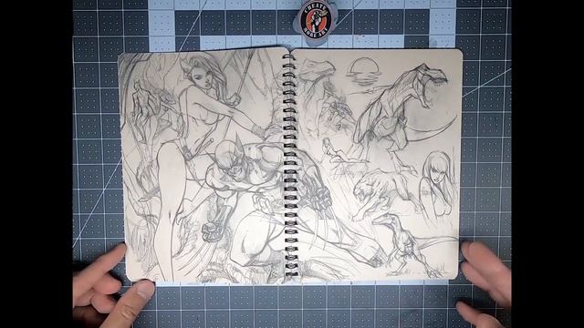 J. Scott Campbell sketch book The Ruff Stuff Vol.3 смотреть онлайн