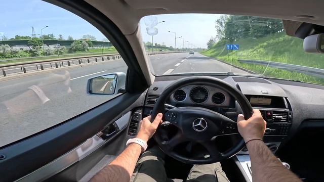 2008 Mercedes C-Class W204 | 1.8 156HP | POV Test Drive смотреть онлайн