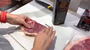 Готовим стейк на гриле Tefal Optigrill Elite