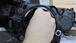 Установка светодиодных ламп h7 с переходниками на Mitsubishi Outlander 3