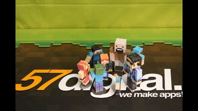 Minecraft Papercraft Studio - Stop Motion смотреть онлайн