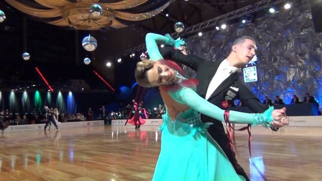 Walc Wiedeński WDSF WO Adult ST Finał Baltic Cup 2017 смотреть онлайн