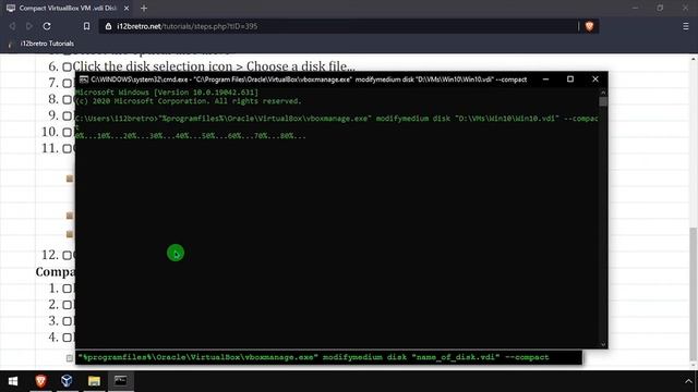 Compact VirtualBox VM .vdi Disk Size смотреть онлайн