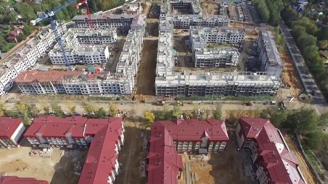 ЖК «Валентиновка парк» — с воздуха смотреть онлайн