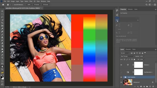 Saturation Vs Vibrance - Hidden Photoshop Tech!