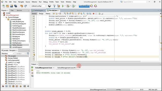 Java Programming # 11 -Cashiering System - Print Receipt - POS receipt смотреть онлайн