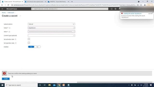 Access Secrets From KeyVault In ADF | Pass Connection Strings Securely to ADF through KeyVault смотреть онлайн