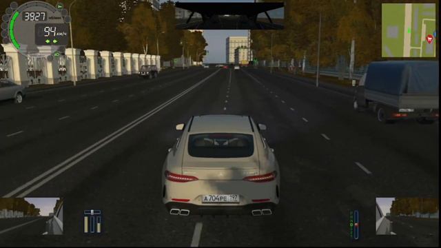 City Car Driving ( на Mercedes GT 63 S AMG ) смотреть онлайн