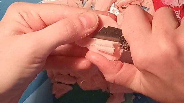 резка мыла Вишнёвый сад / Резка носиком / крупная резка / asmr soap / soap cutting / soap shavings смотреть онлайн