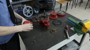 Сборка крана машиниста усл.№394