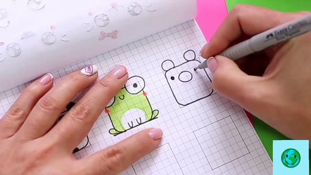 Draw a bear? cell by cell. Рисуем мишку? по клеточкам смотреть онлайн