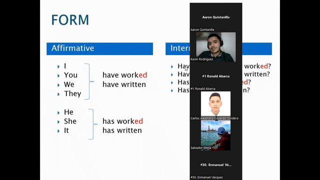 Class on present perfect смотреть онлайн