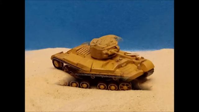 VALENTINE II British Infantry Tank , Zvezda, 1:100 build review смотреть онлайн