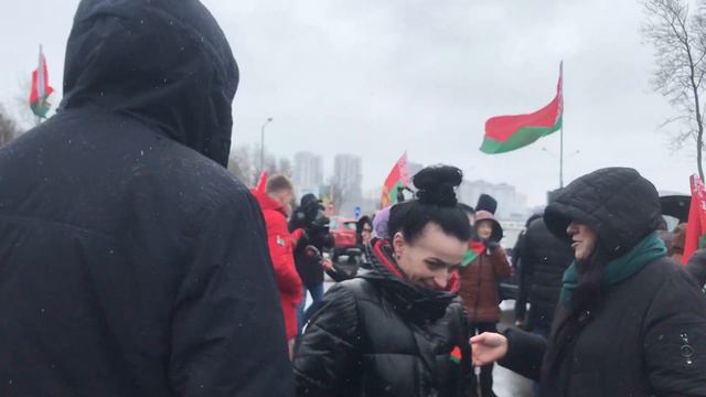 Патриоты Беларуси. Автопробег За Единую Беларусь!Лебяжий - МЗКТ - МАЗ Belarus Patriots.Car Factorie