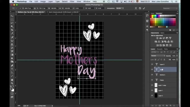 Making a Tshirt Design in Photoshop смотреть онлайн