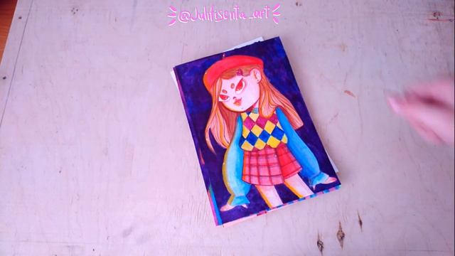 ОБЗОР скетчбука и кучи картинок #6 /Sketchbook tour смотреть онлайн