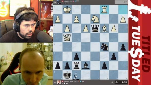 шахматы ФАРТОВЫЙ САМУРАЙ Хикару Накамура - Сергей Жигалко смотреть онлайн