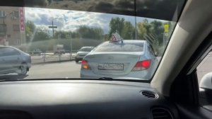 Проезд смещённого перекрёстка ГАИ Челябинск Ленинский район.      Автошкола ЮУМК