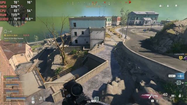 Call of Duty: Warzone Pacific : GTX 1050 Ti + i3 10100F + 8GB RAM смотреть онлайн