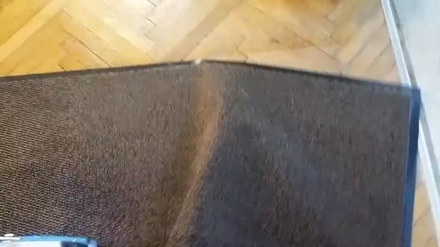 Чистка ковровой дорожки в коридоре Пущинского научного центра смотреть онлайн
