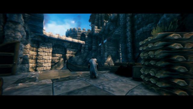 Valheim - Massive Castle + Town {max height tower} смотреть онлайн