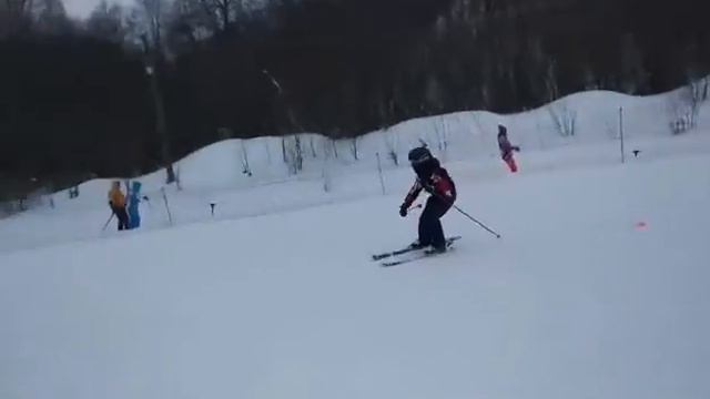 Обучение горным лыжам (детская группа) 1 смотреть онлайн
