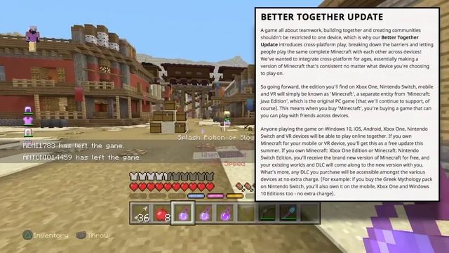 Minecraft CROSS-PLAY EXPLAINED! BETTER TOGETHER UPDATE- Windows 10, Xbox One, Switch & More смотреть онлайн