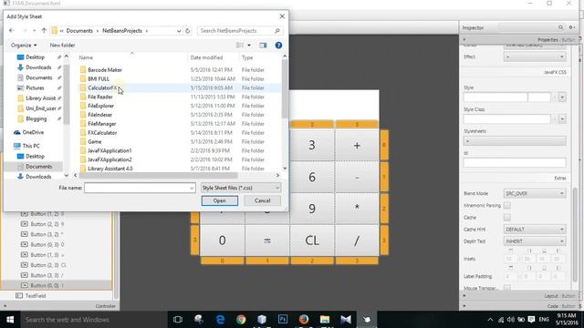 Making a calculator in Java FX part 2 - Adding CSS Styling and Finishing смотреть онлайн